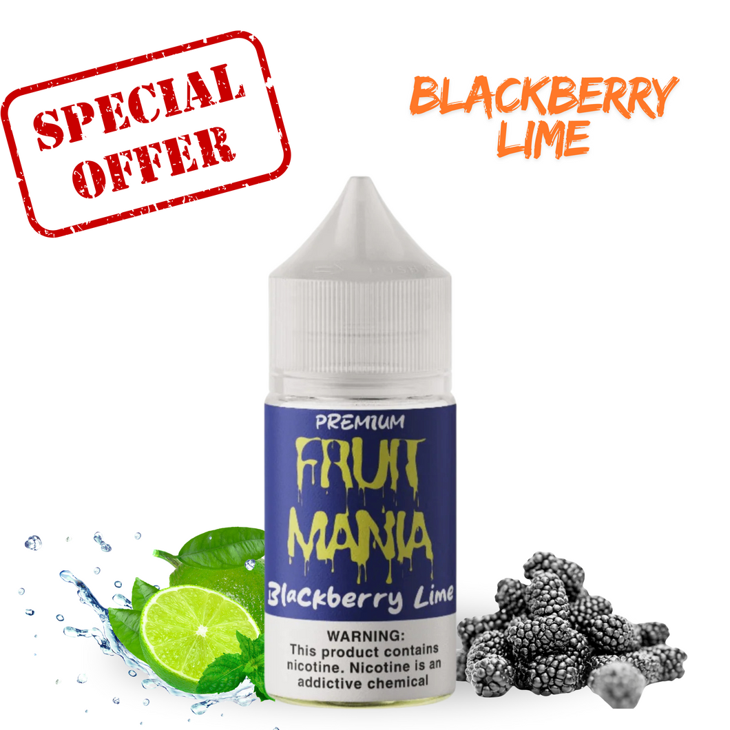 Fruit Mania - Blackberry Lime 30ml