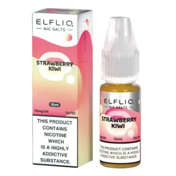 ELFLIQ Nic Salt 10ml 10mg - Elfbar - Saveur : Fraise Kiwi