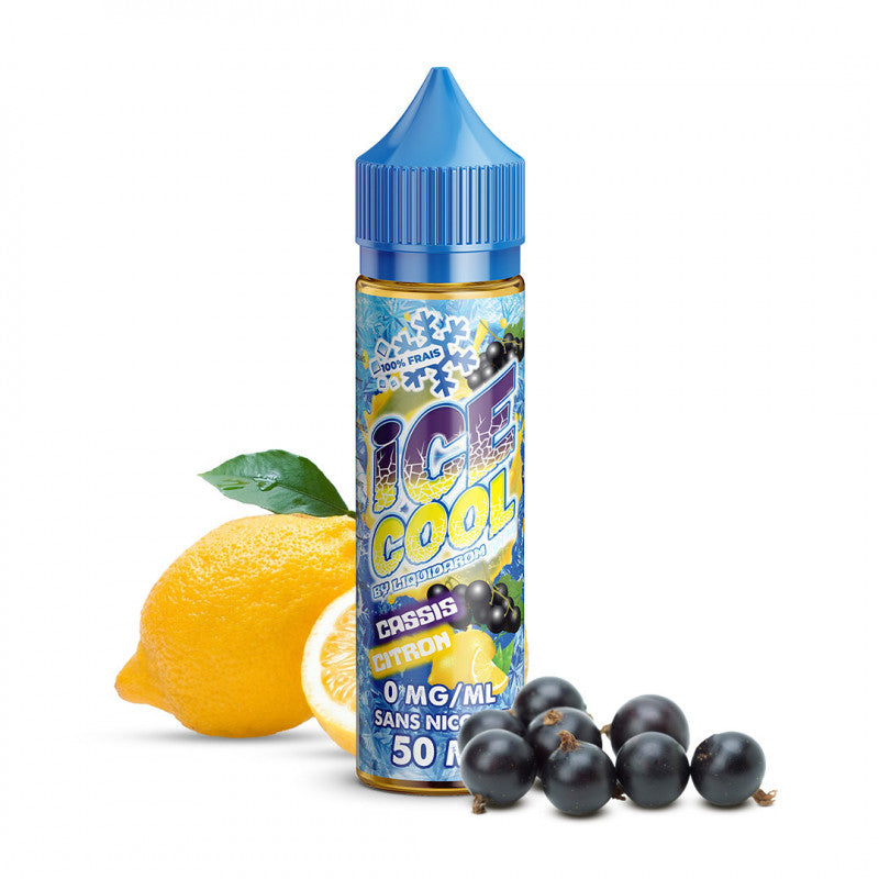 Ice Cool - Cassis Citron 50ML - Liquidarom - 0mg