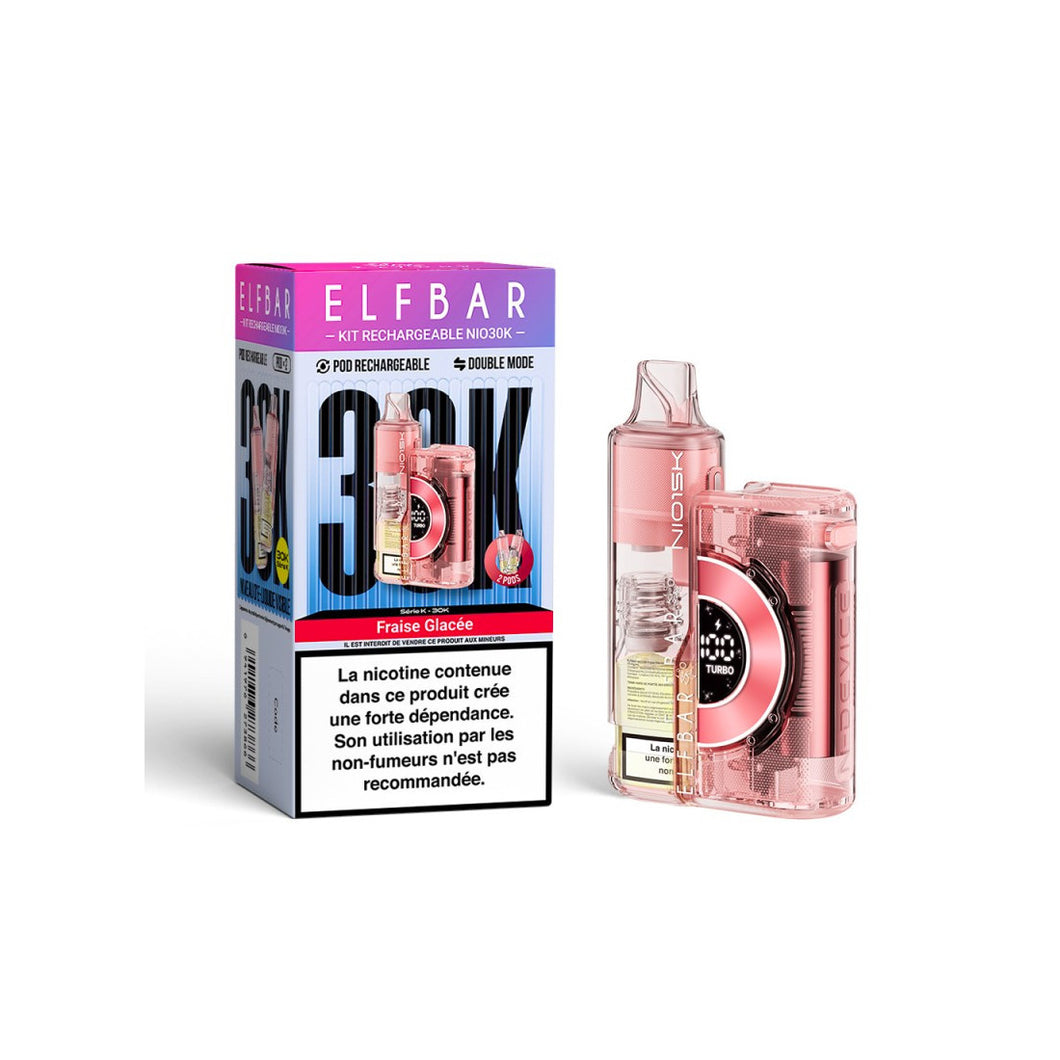 NIO30K Fraise Glacée 30000 Puffs - ELFABAR